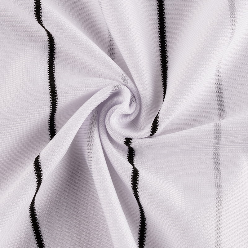 قماش محبوك مخطط باللون الرمادي الفاتح